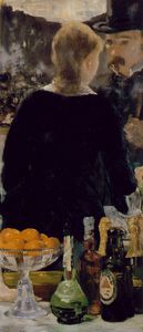 Edouard Manet - A bar at Folies-Bergeres, (Detalj 2) 96x130 c