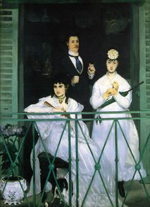 Edouard Manet - The balcony, Musee d-Orsay, Paris