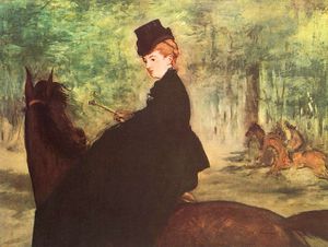 Edouard Manet - The Horsewoman, oil on canvas, Museum of Art, Sã