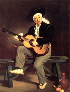 Edouard Manet - The spanish singer the guitar player