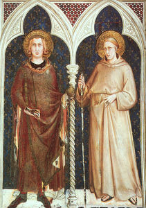Simone Martini - St. Louis of France and St. Louis of Toulouse, appro