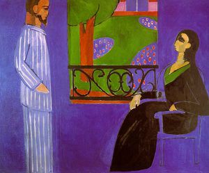 Henri Matisse - The Conversation, oil on canvas, The Hermitage