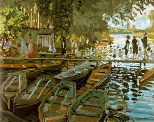 Claude Monet - Bathing at La Grenouillere,