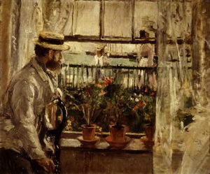 Berthe Morisot - Manet wight