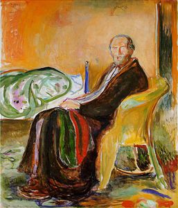 Edvard Munch - Self-portrait after the Spanish Flu NG Oslo