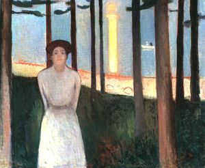 Edvard Munch - Summer night-s dream (the voice), boston museum of fin