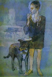 Pablo Picasso - Garcon avec un chien