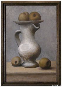 Pablo Picasso - Nature morte au pichet et aux pommes