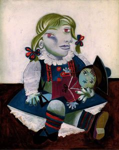 Pablo Picasso - Maya tenant une poupee