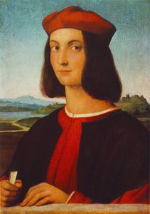 Raphael (Raffaello Sanzio Da Urbino) - Portrait of Pietro Bembo, Museu