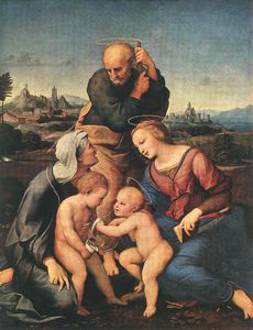 Raphael (Raffaello Sanzio Da Urbino) - The Canigiani Madonna, Oil on panel, 131 x -