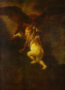 Rembrandt Van Rijn - The Abduction of Ganymede