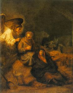 Rembrandt Van Rijn - The dream of st joseph museum of fine arts