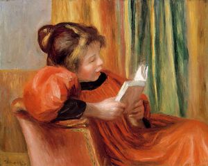 Pierre-Auguste Renoir - La lecture (A girl reading), ca Museum of Fine