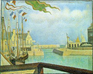 Georges Pierre Seurat - Sunday at Port-en-Bessin, Rijksmuseum Kroller-M