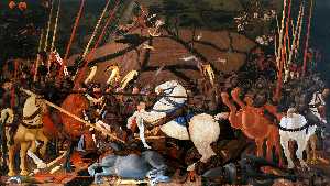Paolo Uccello - The battle of San Romano - (buy oil painting reproductions)