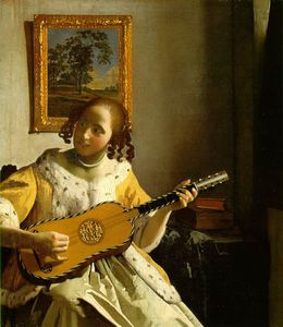Johannes Vermeer - Guitar player