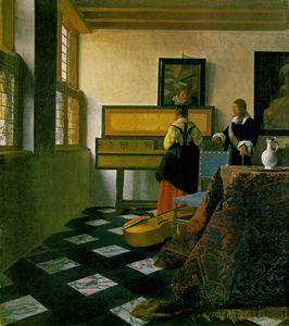 Johannes Vermeer - The music lesson, ca Royal