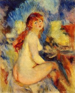 Pierre-Auguste Renoir - Bust of a Nude Female