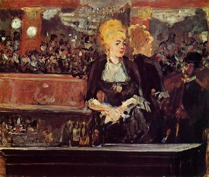 Edouard Manet - Study for -Bar at the Folies-Bergere-