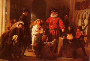 Henry Nelson O-neil - Children at the Tower