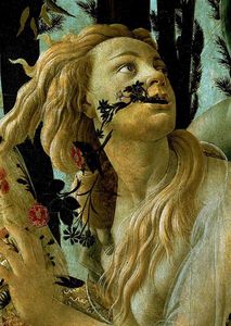 Sandro Botticelli - La Primavera, Allegory of Spring (detail)