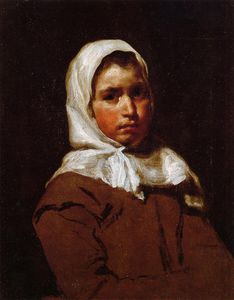 Diego Velazquez - Young peasant girl