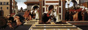 Sandro Botticelli - Last Miracle and the Death of St Zenobius