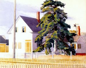 Edward Hopper - House with big pine