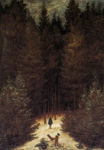 Caspar David Friedrich - Chasseur in the Forest