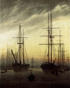 Caspar David Friedrich - of a Harbour