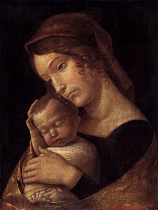 Andrea Mantegna - until1470 - Madonna with Sleeping Child