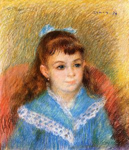 Pierre-Auguste Renoir - Portrait of a Young Girl (Elizabeth Maitre)