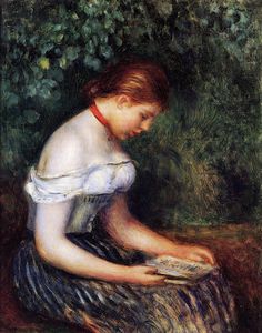 Pierre-Auguste Renoir - The Reader (Seated Young Woman)