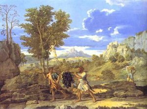 Nicolas Poussin - Autumn. The Grapes from the Promised Land