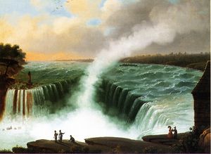 Nicolino Calyo - View of Niagara Falls
