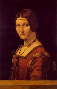Leonardo Da Vinci - Portrait of a Lady from the Court of Milan, called