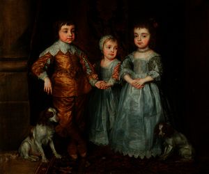 Anthony Van Dyck - The Three Eldest Children of King Charles I