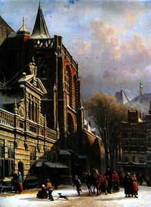 Cornelis Springer - Zwolle st. michaels