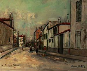 Maurice Utrillo - A STREET Nanterre