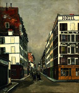 Maurice Utrillo - Rue philippe-de-girard à paris