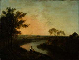 Richard Wilson - A River at Sunset