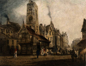 Thomas Shotter Boys - View of a market square