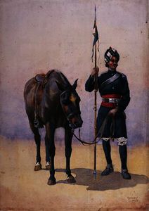 Alfred Crowdy Lovett - Soldier of the 19th Lancers Punjabi Musalman