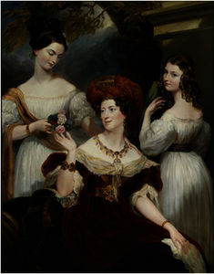 George Hayter - Lady Stuart de Rothesay and her daughters