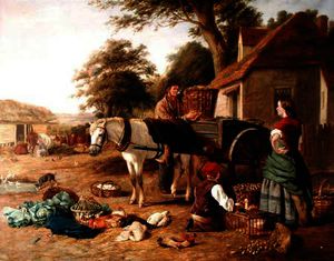 Henry Charles Bryant - The market cart