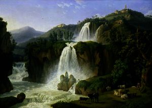 Jacob Philippe Hackert - The Waterfall at Tivoli