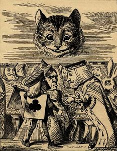 John Tenniel - The King of Hearts arguing with the Executioner