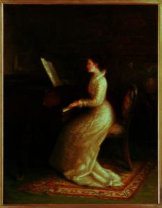 Joseph Farquharson - Lady at the Piano