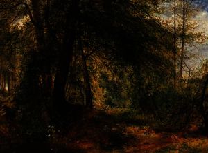 Richard Redgrave - The woodland mirror
